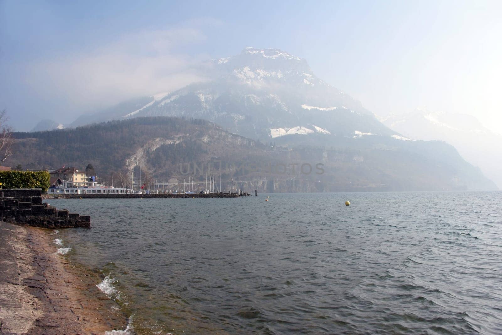 Landscape on Lake Lucerne
