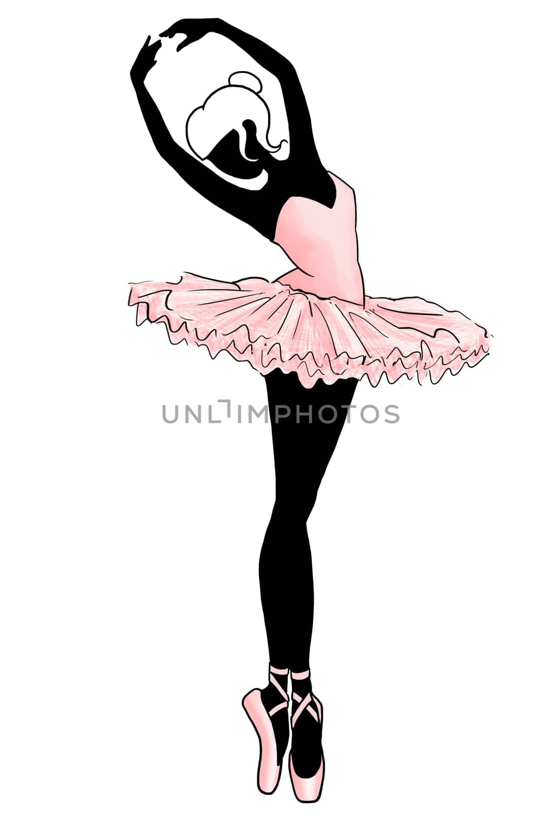 Woman ballet dancing