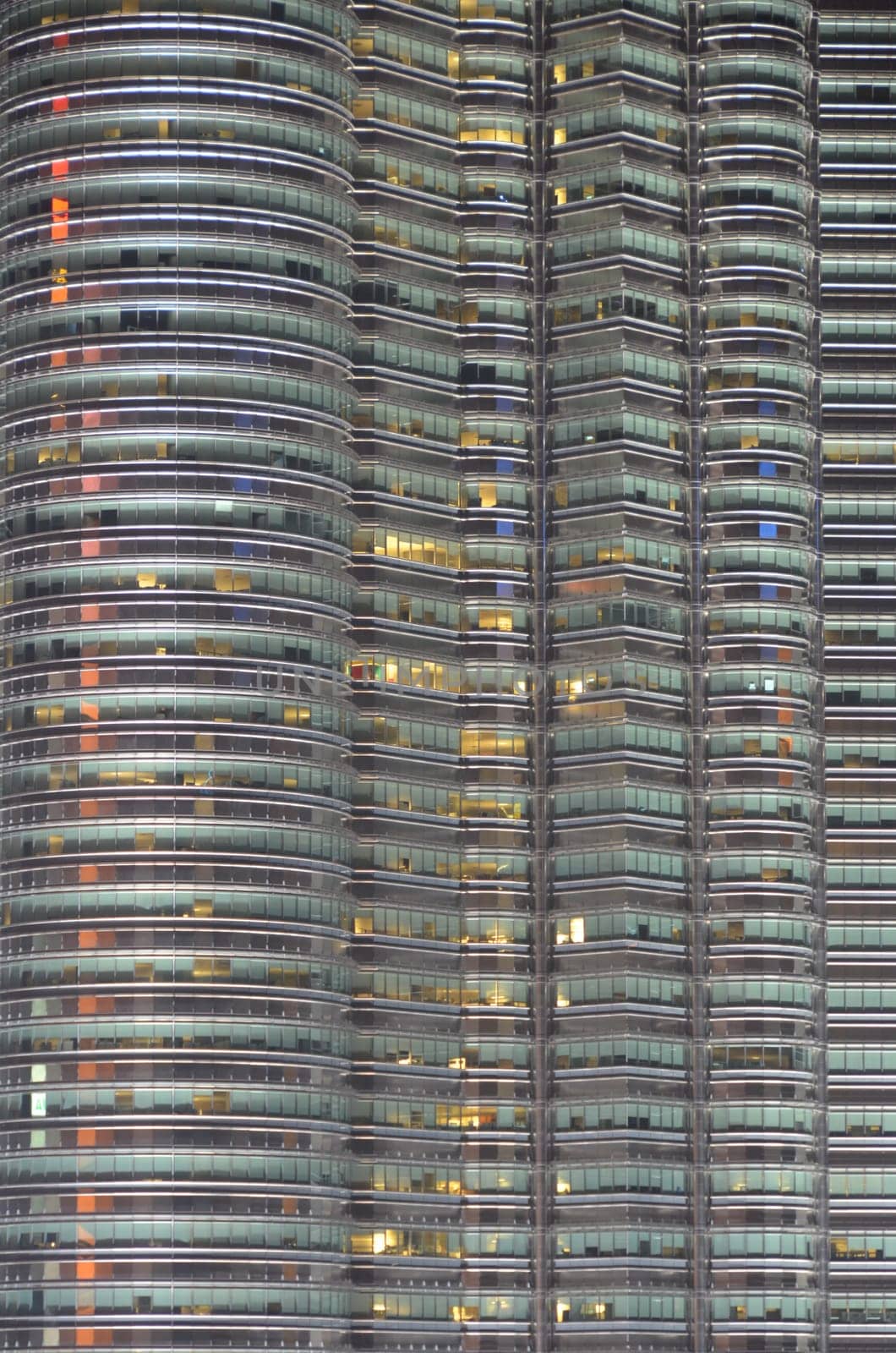 Kuala Lumpur, Malaysia, Petronas Towers, Detail view