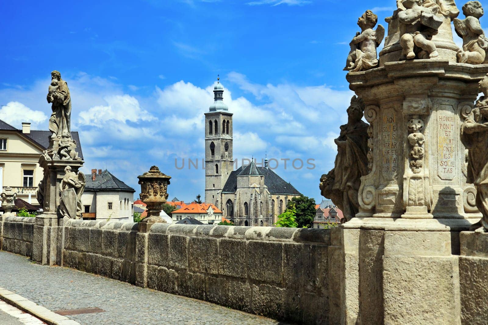 Czech Republic - UNESCO city Kutna hory - church St.Jakuba (James, Jacob)