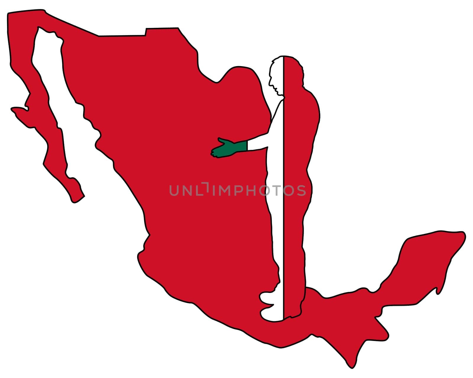 Mexican handshake