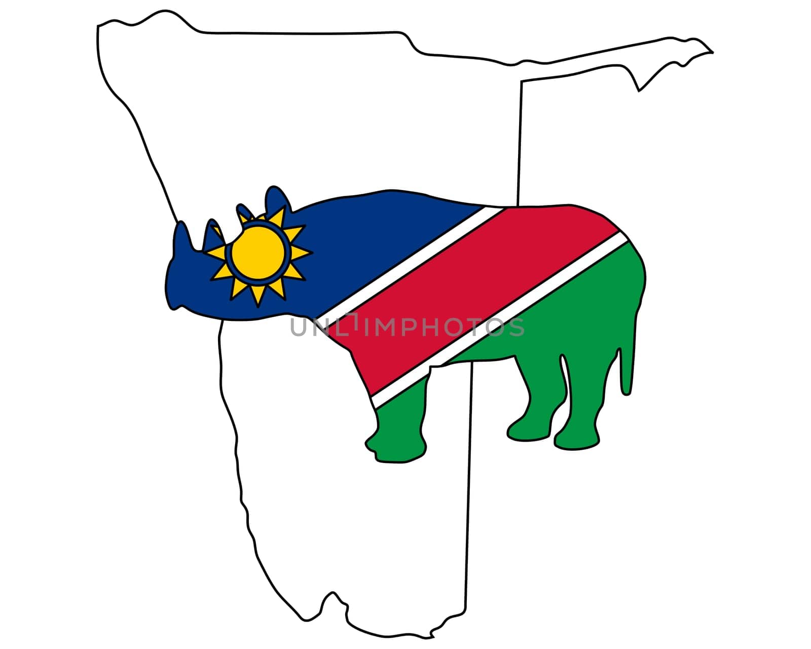 Namibia Black Rhino