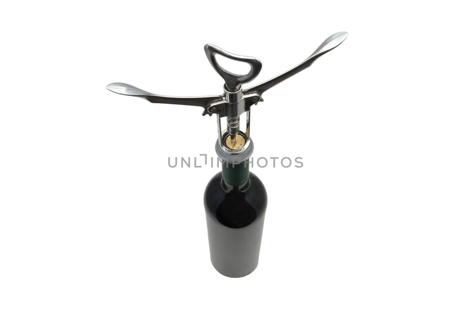 Wine and corkscrew
