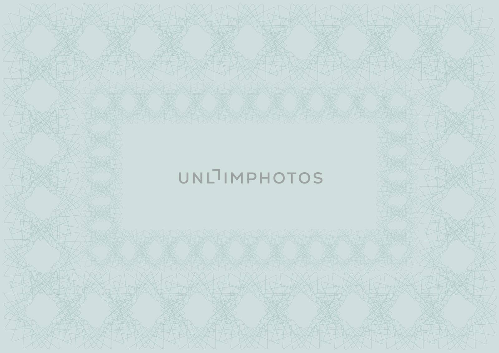 Blank Certificate Background in Shades of Green