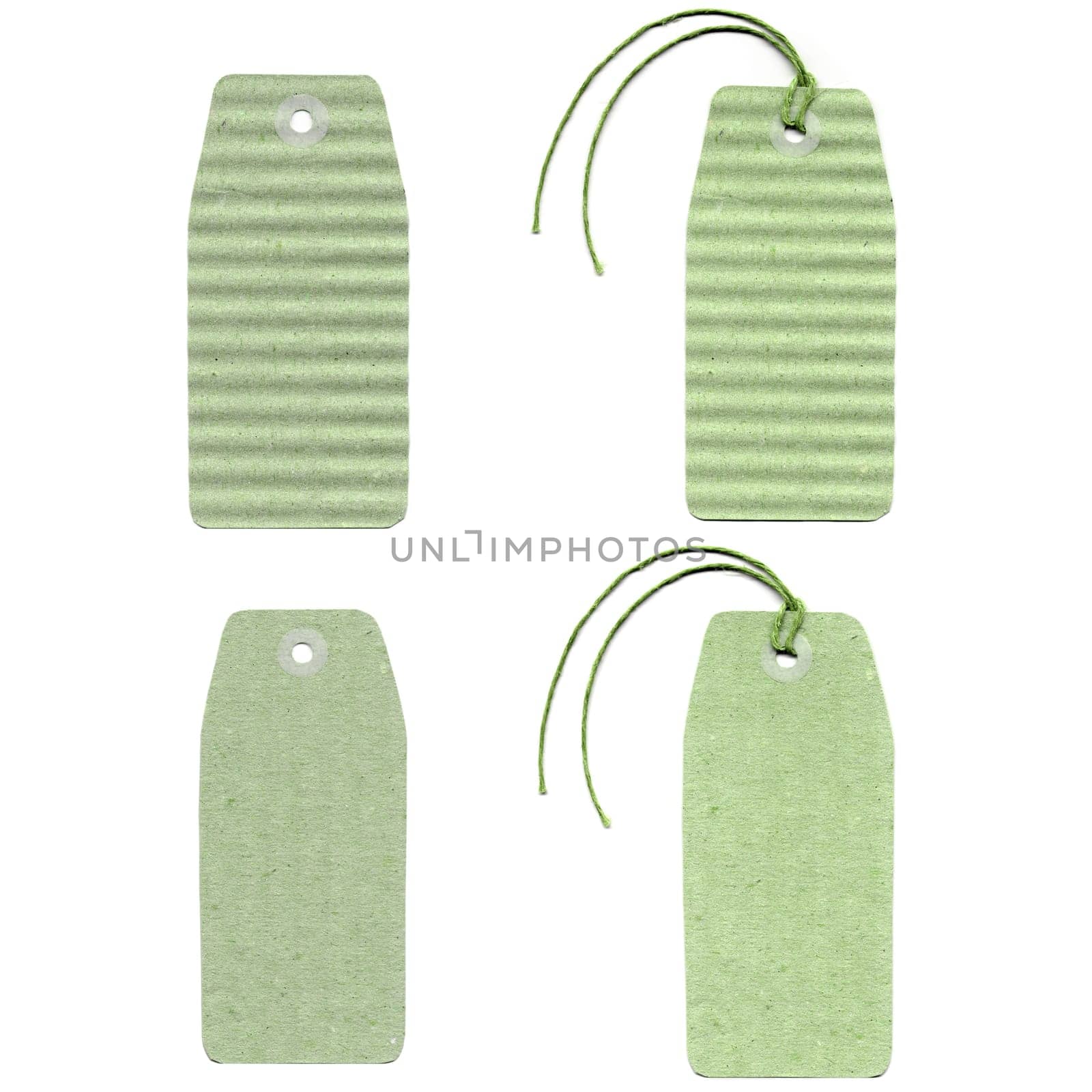 A paper tag or label or sticker