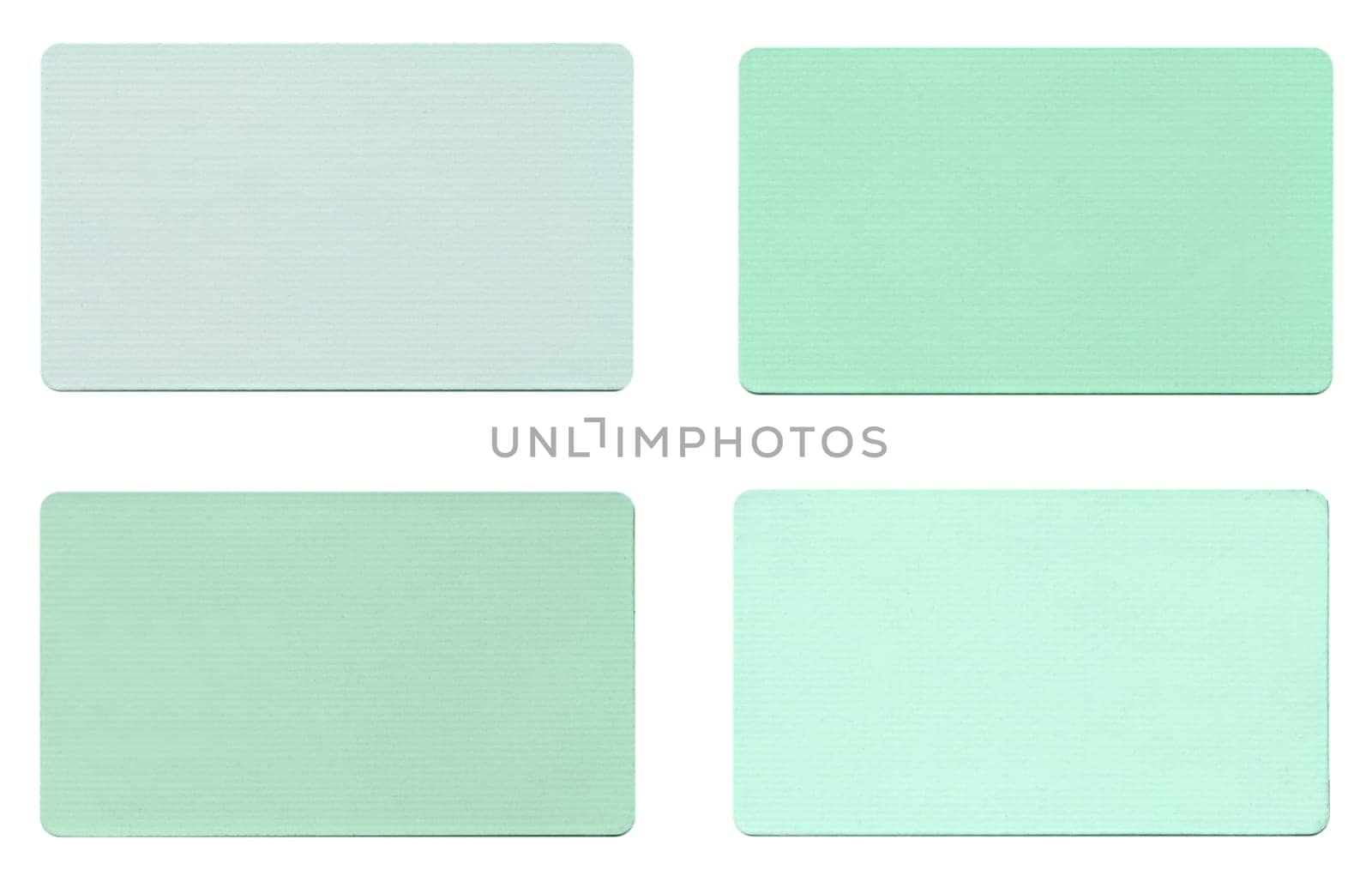 Colour fabric paint samples isolated over white