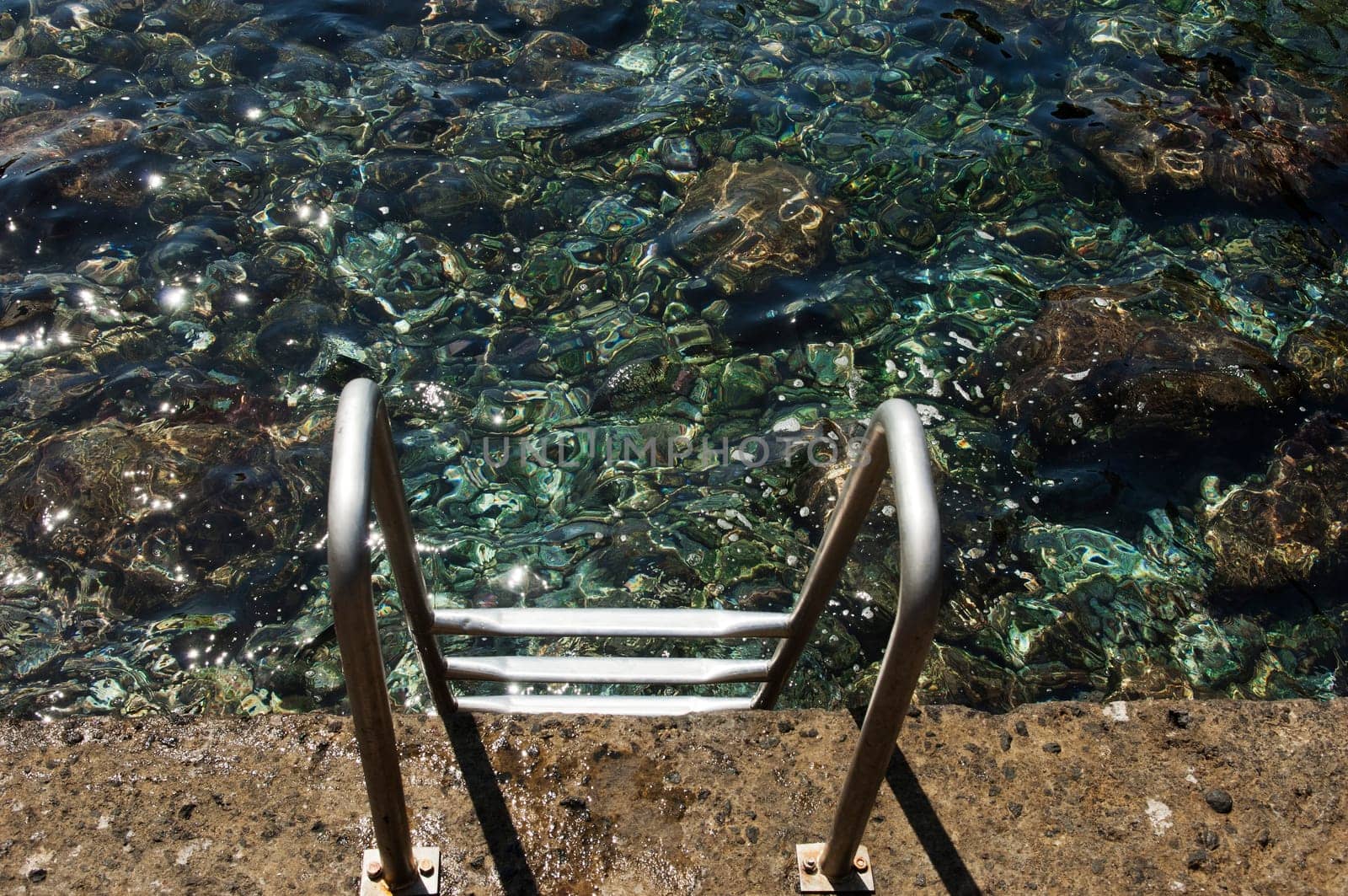 Saltwater natural swimming pool in Pico, Azores