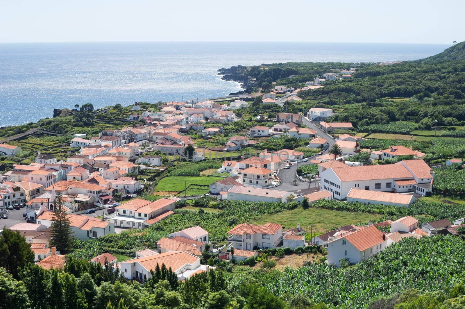 Small village of Ribeiras in Pico island, Azores