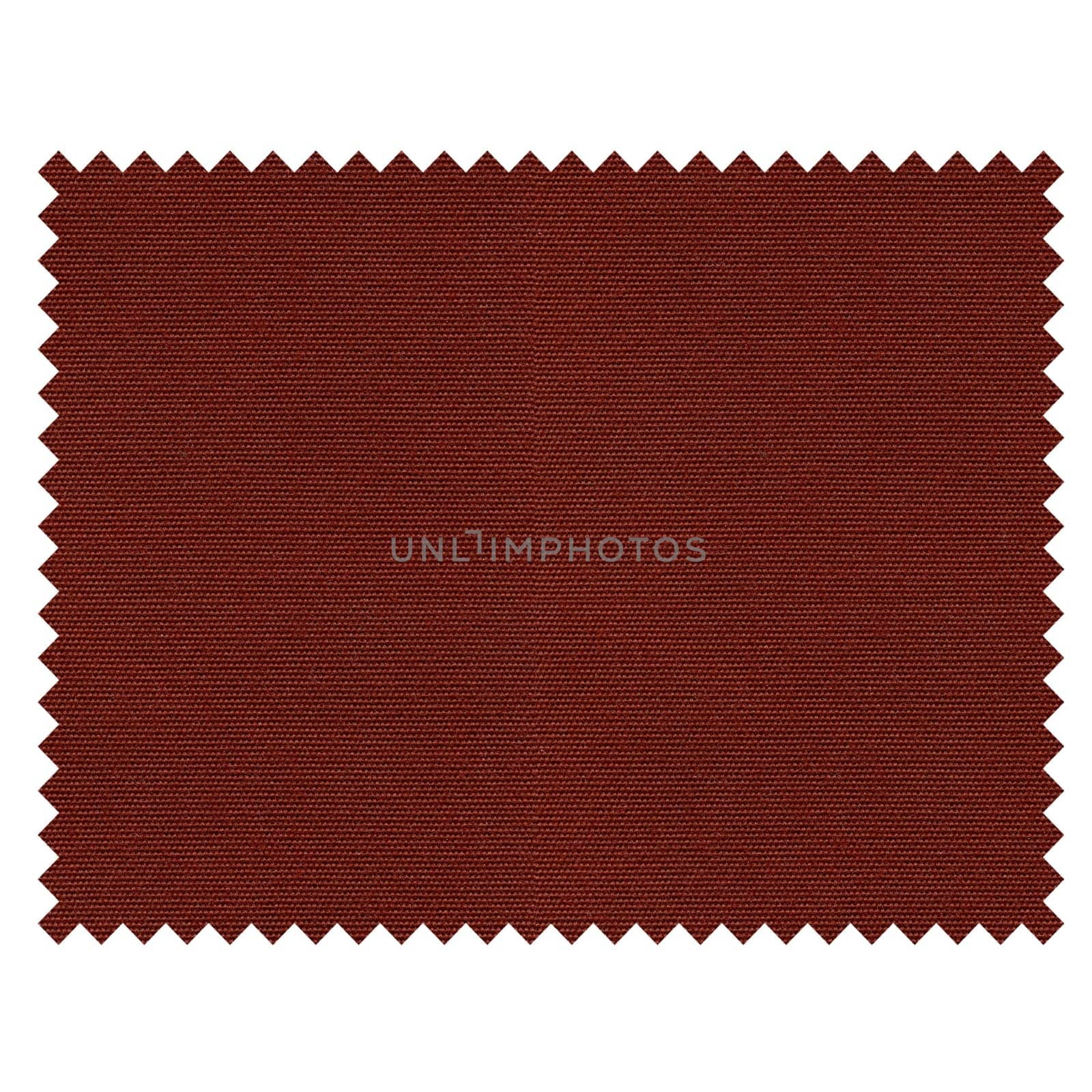 A fabric sample isolated over white background