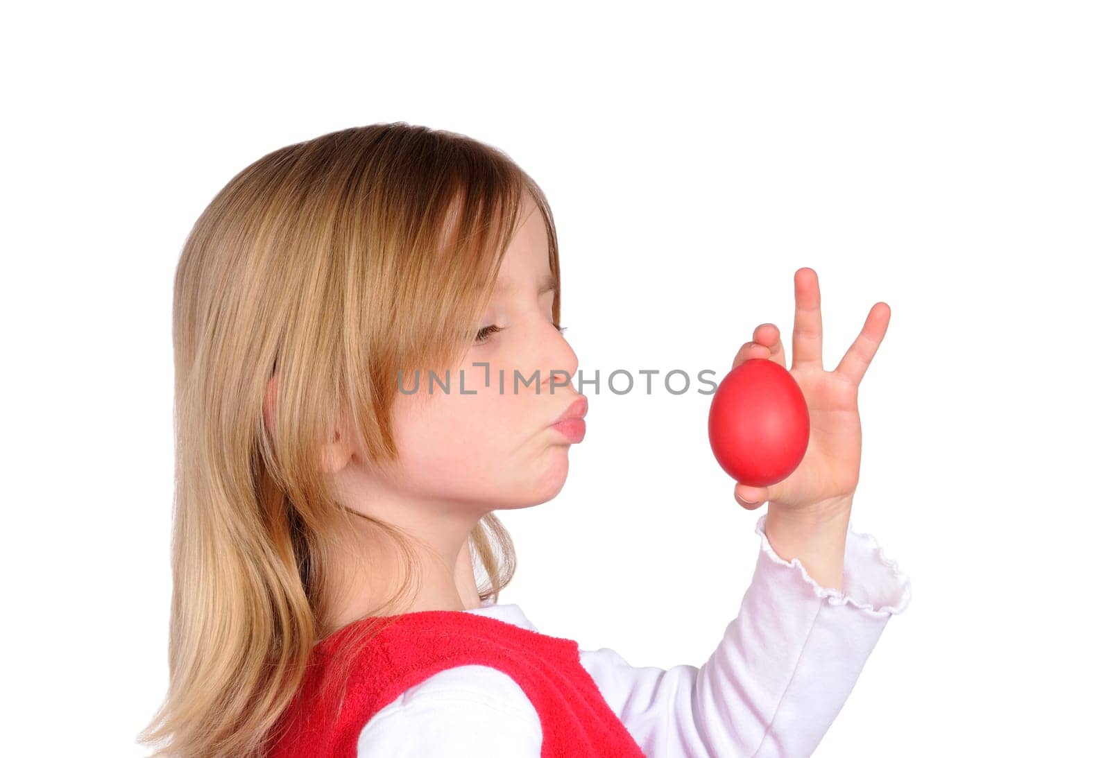 Little girl with Easter egg