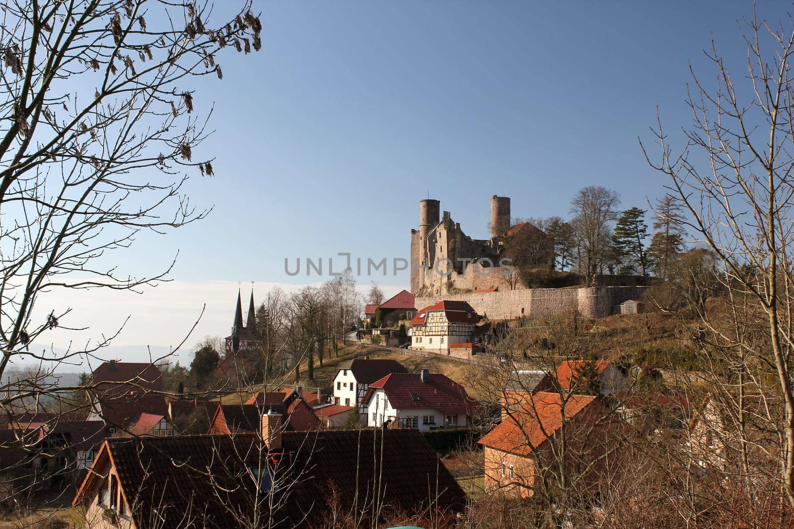 Hanstein Castle in Eichsfeld,Thuringia
