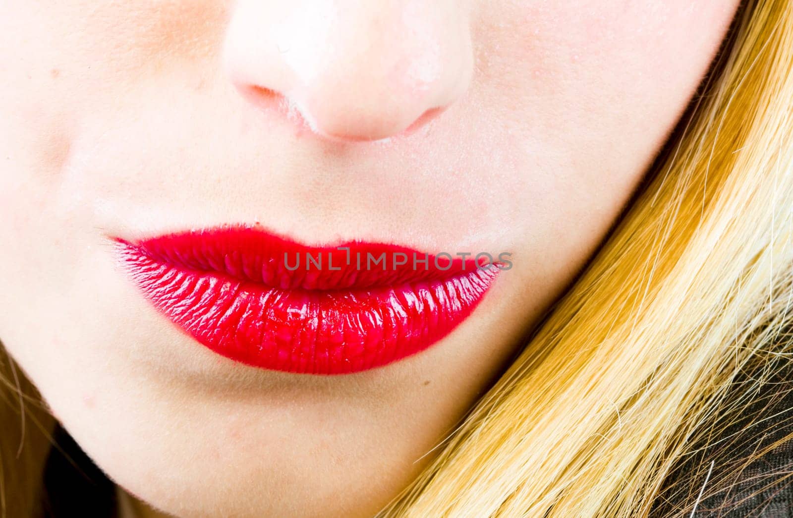 image of a close up of provocative sensual female lips