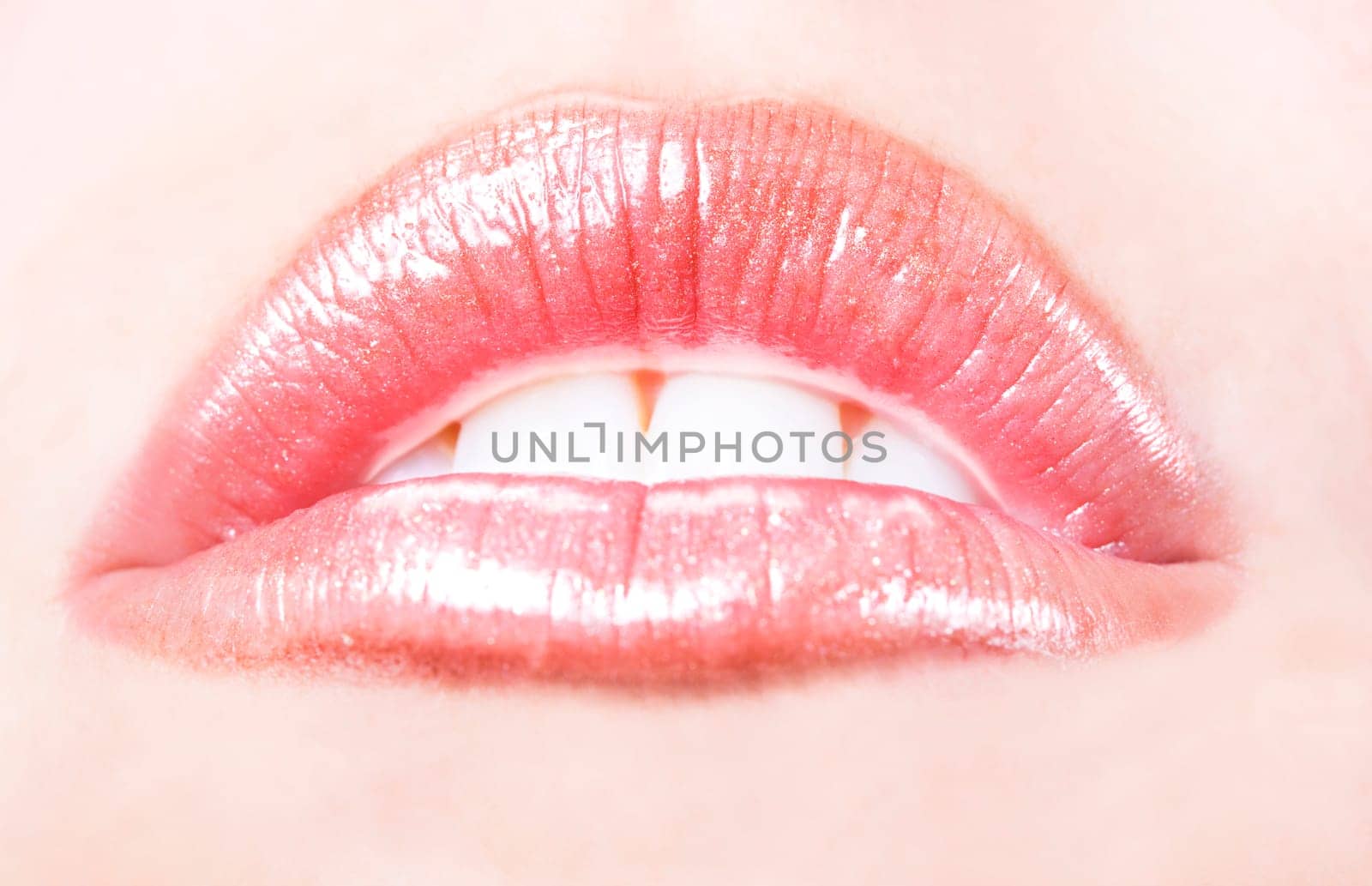 image of a close up of provocative sensual female lips