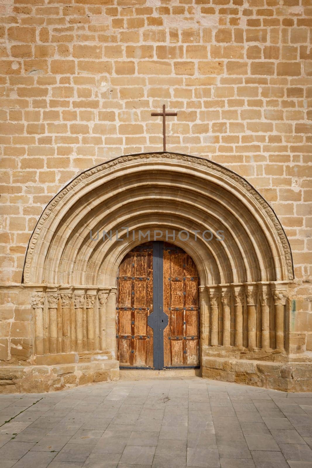Architectural detail. Ermita del Santo Cristo, Labastida, Alava, Spain