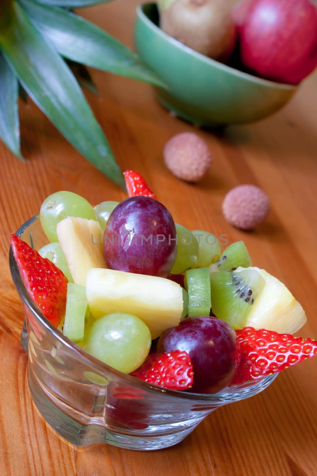 fruit salad with vitamins good for health