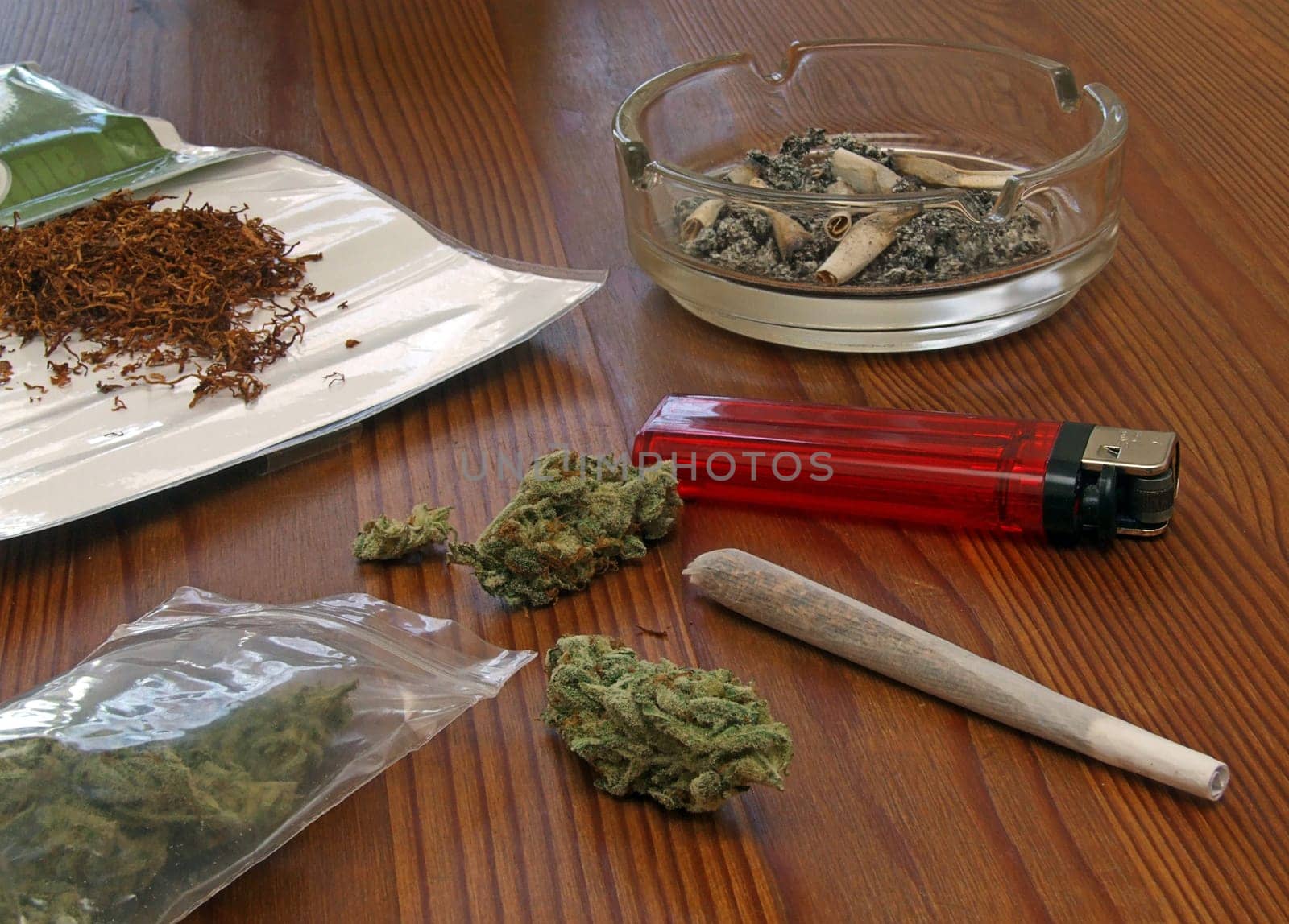 some marijuana