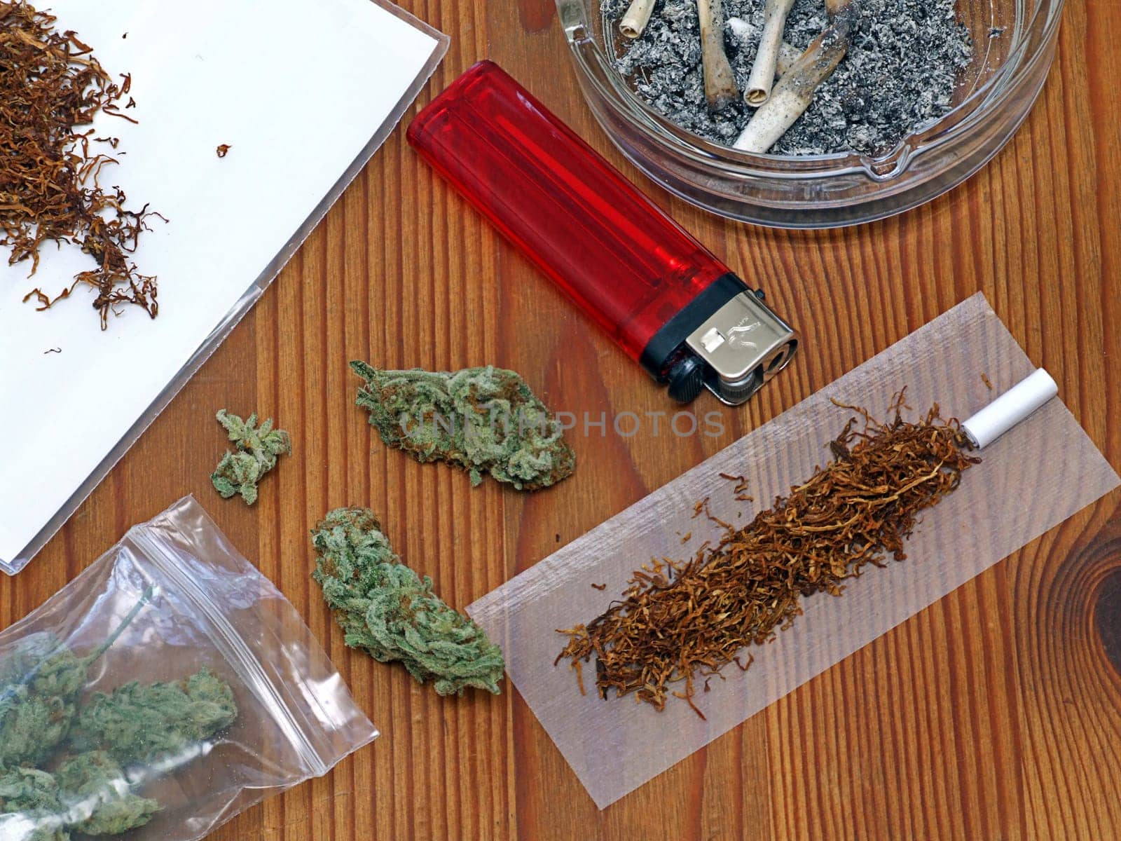 some marijuana