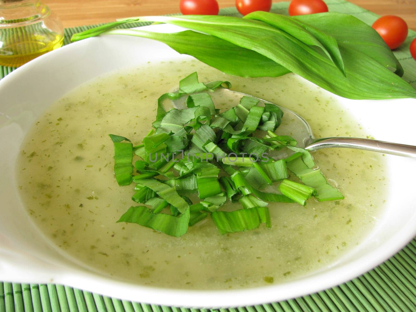 Wild garlic soup