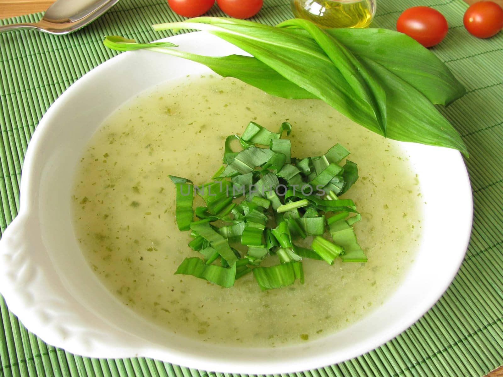Wild garlic soup
