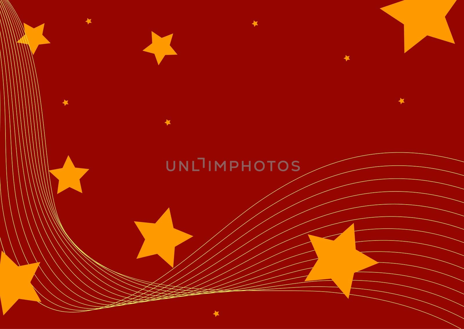 abstract christmas symbol on red background