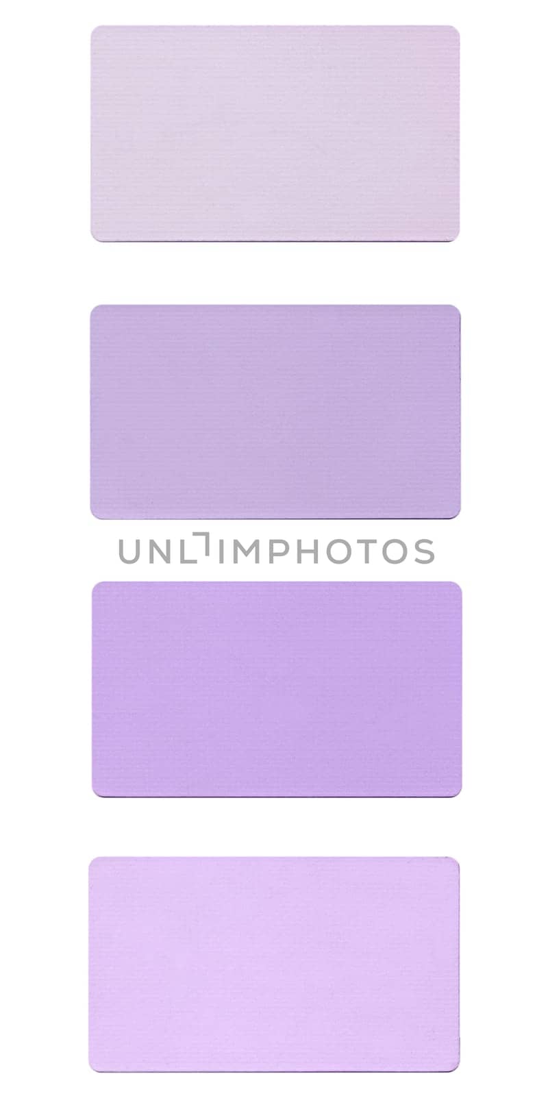 Colour fabric paint samples isolated over white