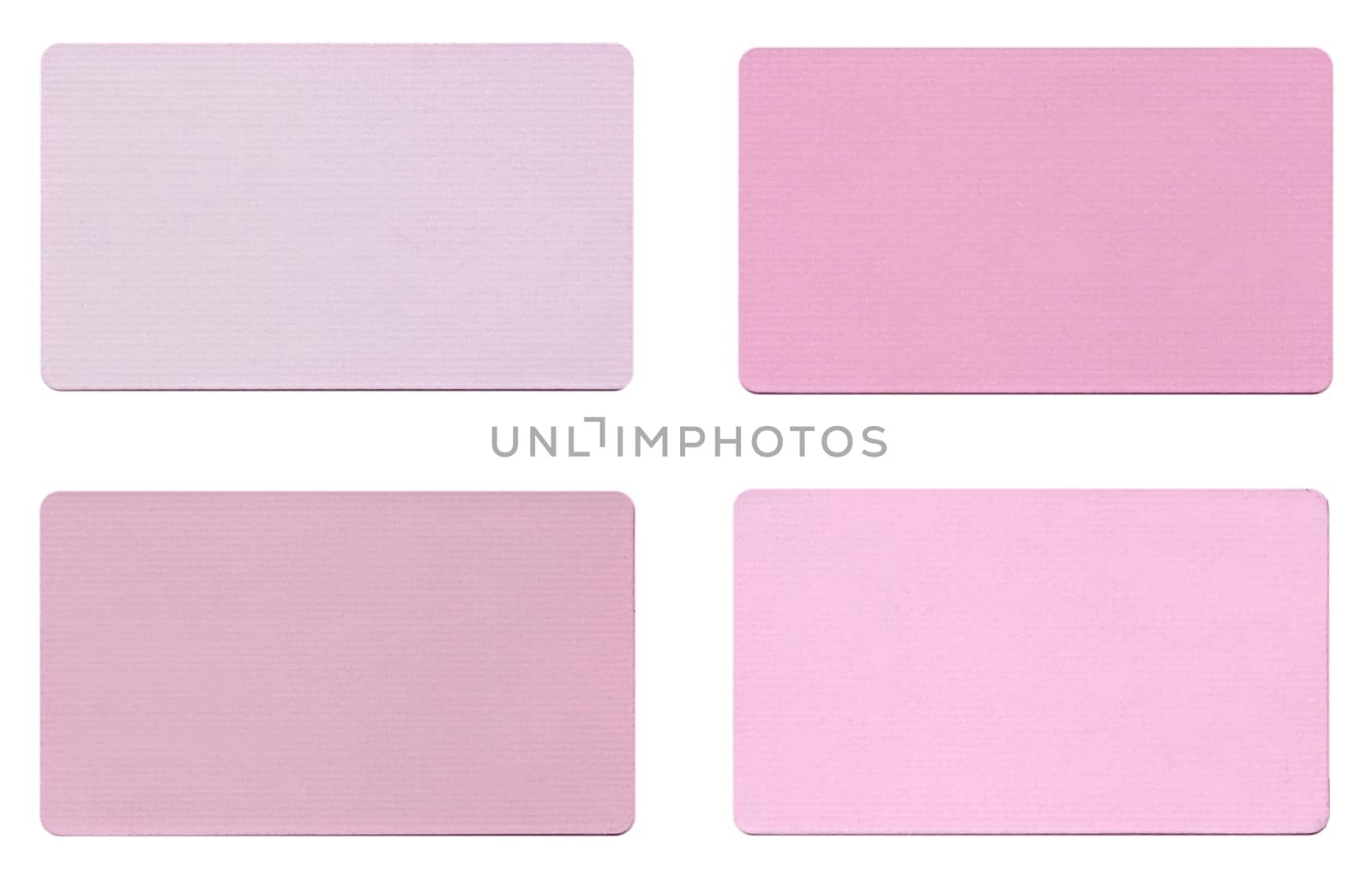 Colour fabric paint samples isolated over white