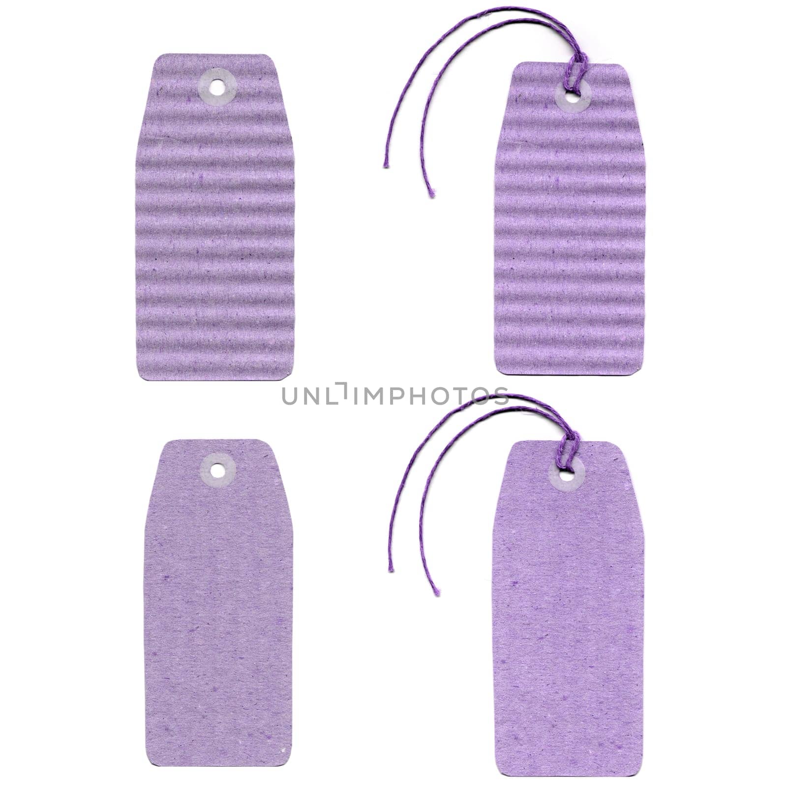 A paper tag or label or sticker