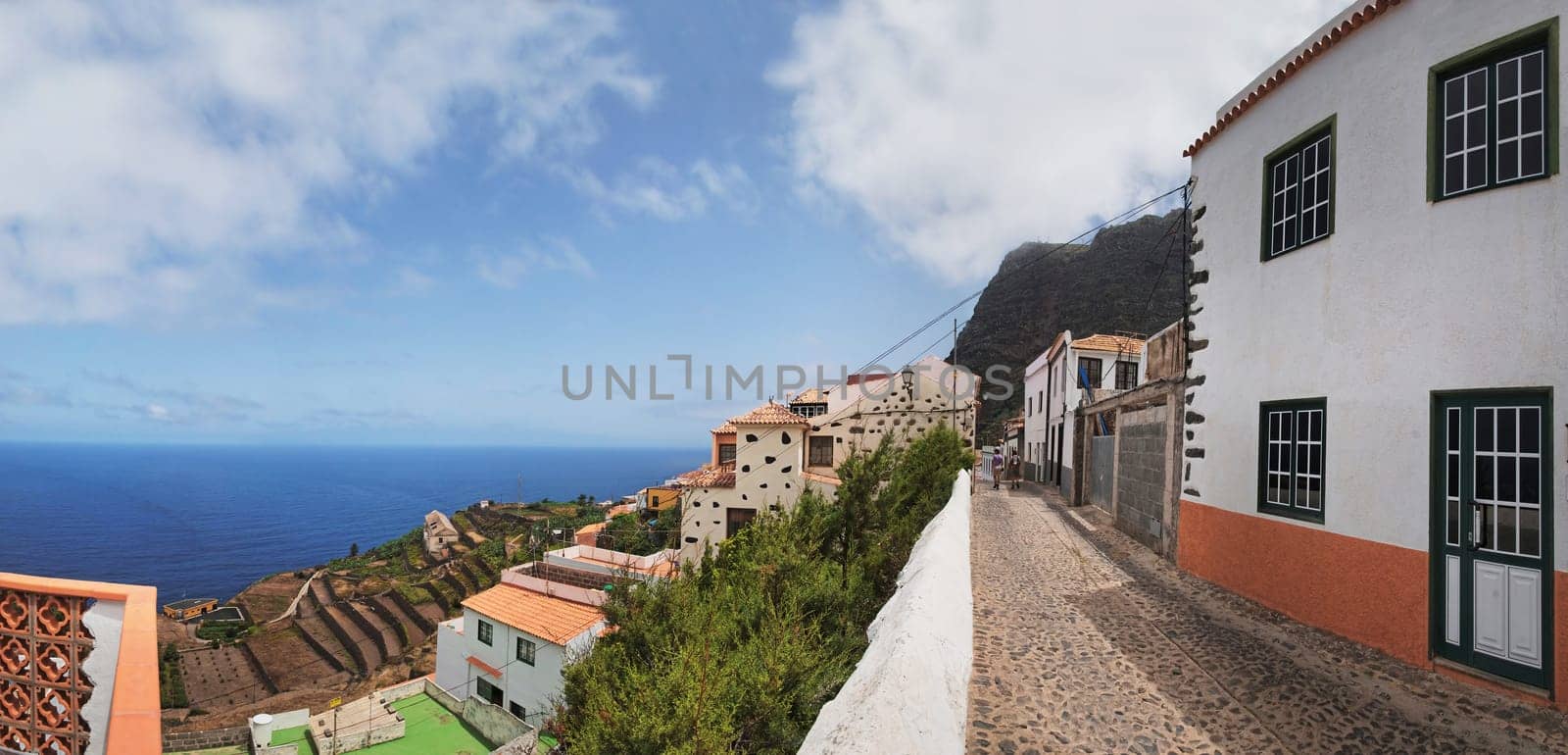 Coastal village of Agulo,La Gomera