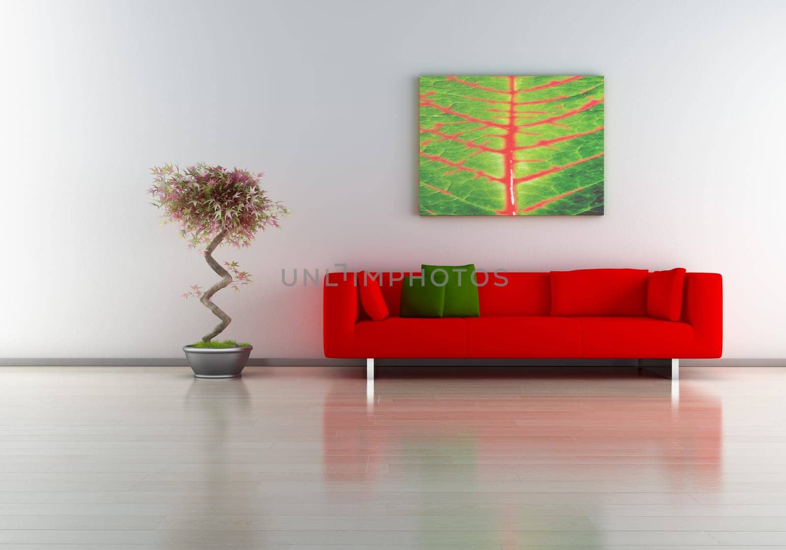 modern interior (3D render) -  Elegance Furniture