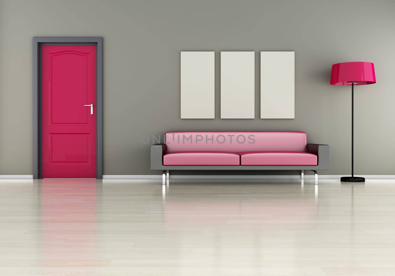 modern interior (3D render) -  Elegance Furniture