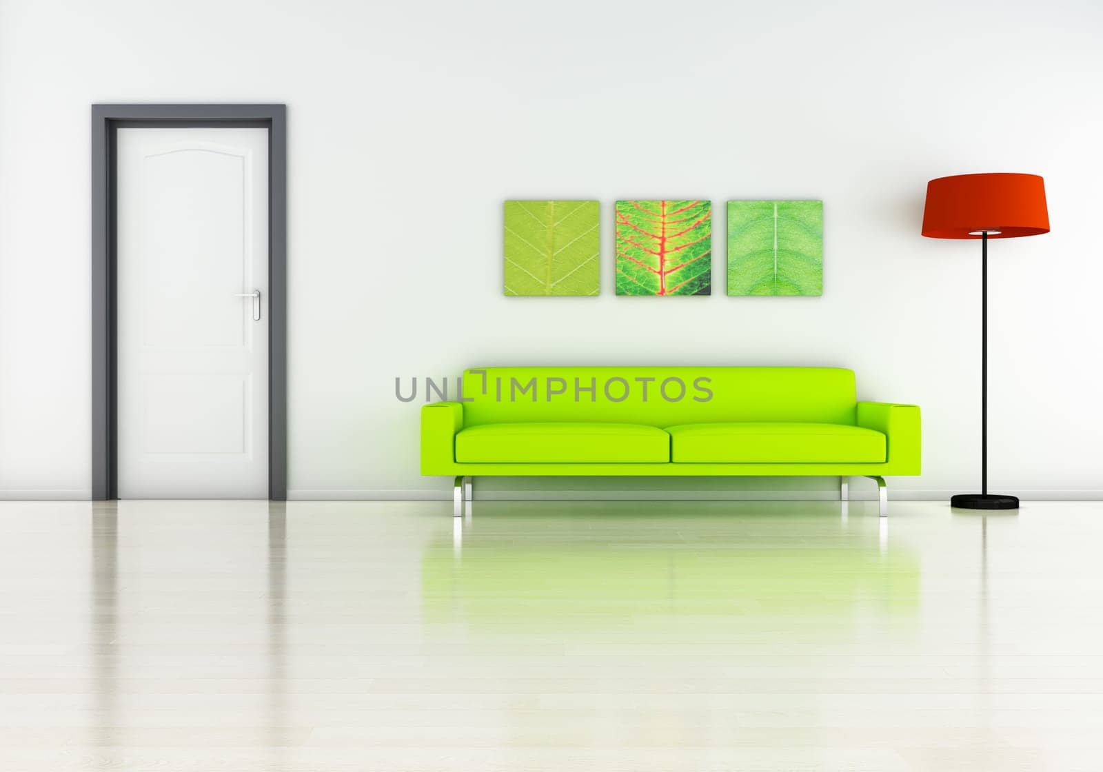 modern interior (3D render) -  Elegance Furniture