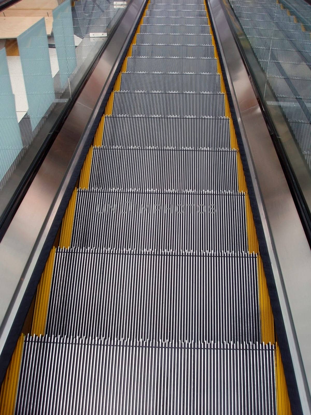 Escalator in Shopping Center
