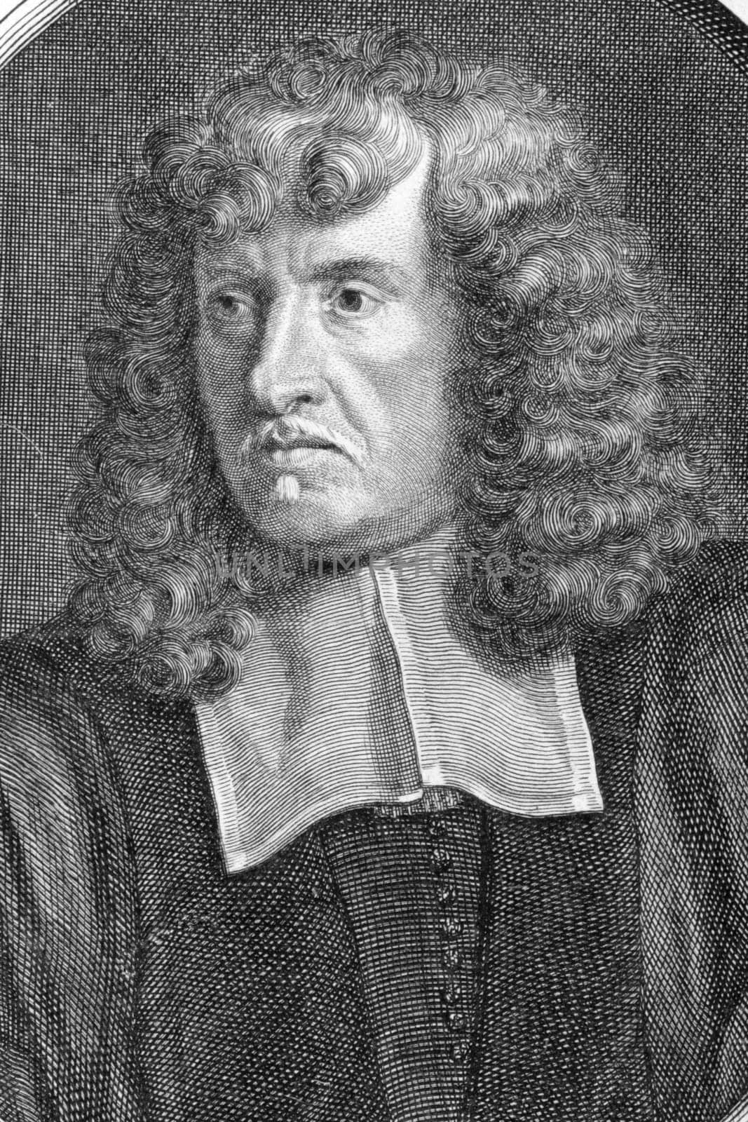Claude Ballin  (1615 -1678) on engraving from 1696. Leading Parisian goldsmith. Engraved by Jacques Lubin and published by Charles Perrault, Les Hommes illustres qui ont paru en France pendant ce siecle, Paris.