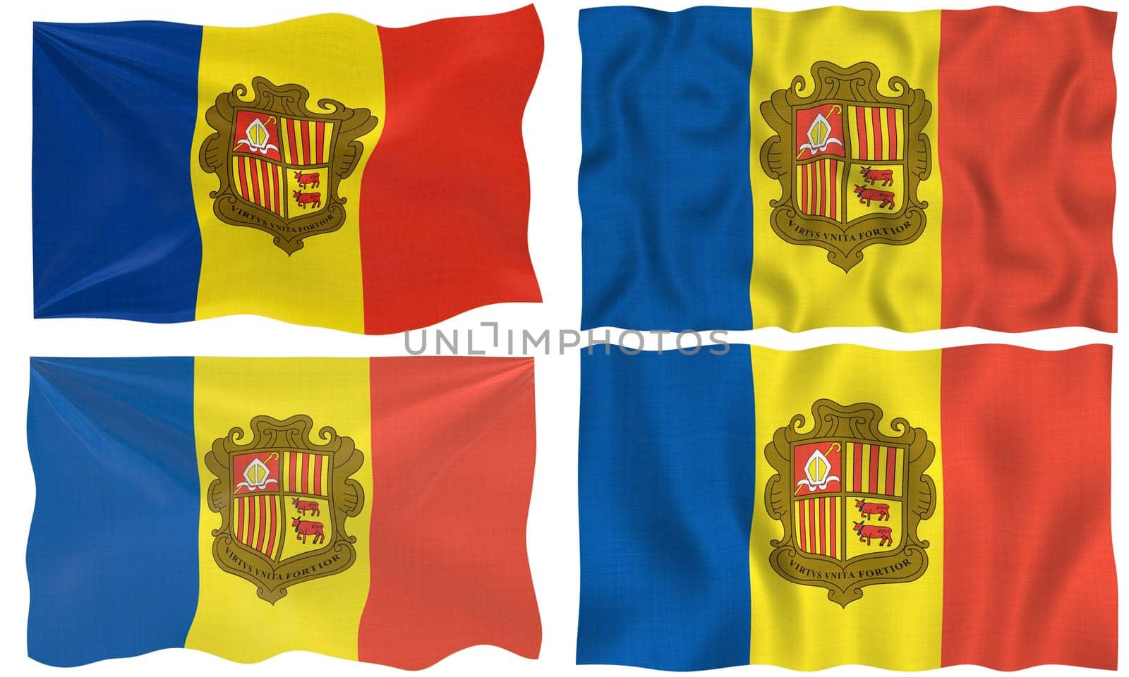 Great Image of the Flag of andorra