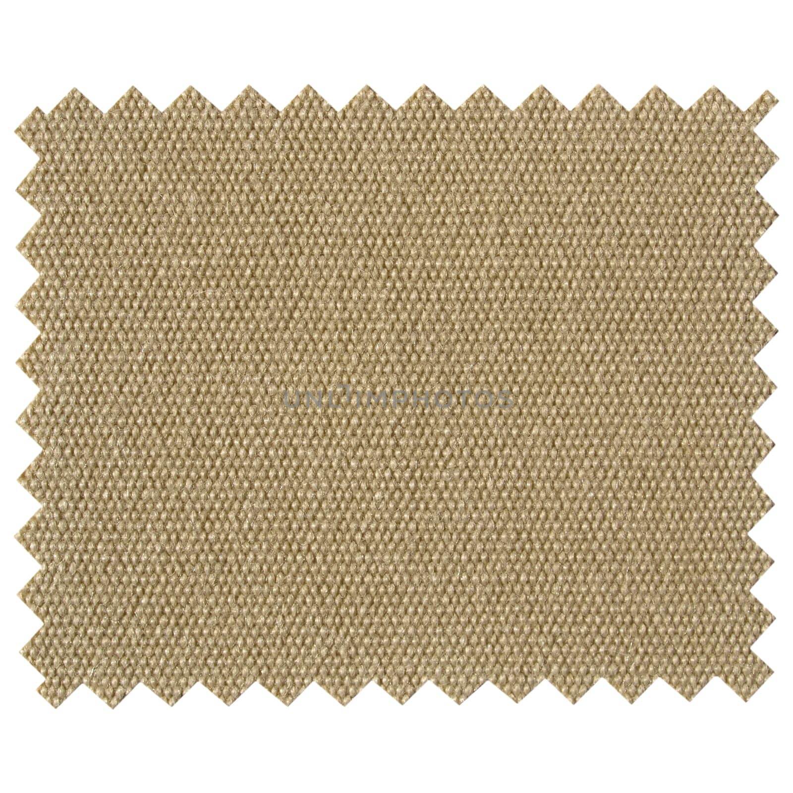 A fabric sample isolated over white background