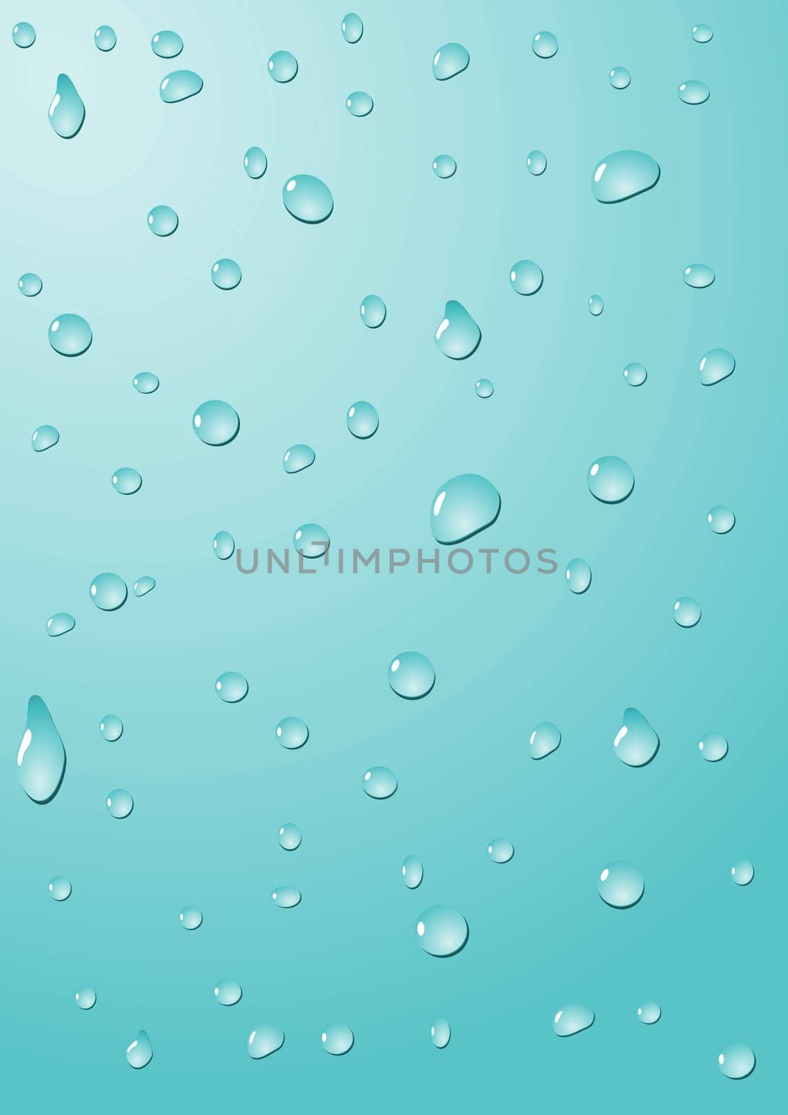 Background with drops of water