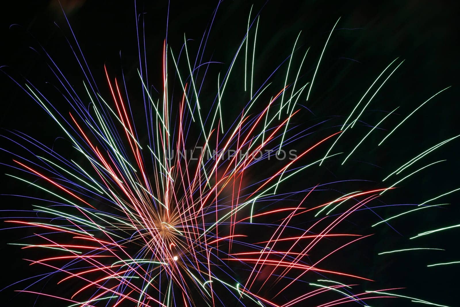 an image of exploding fireworks