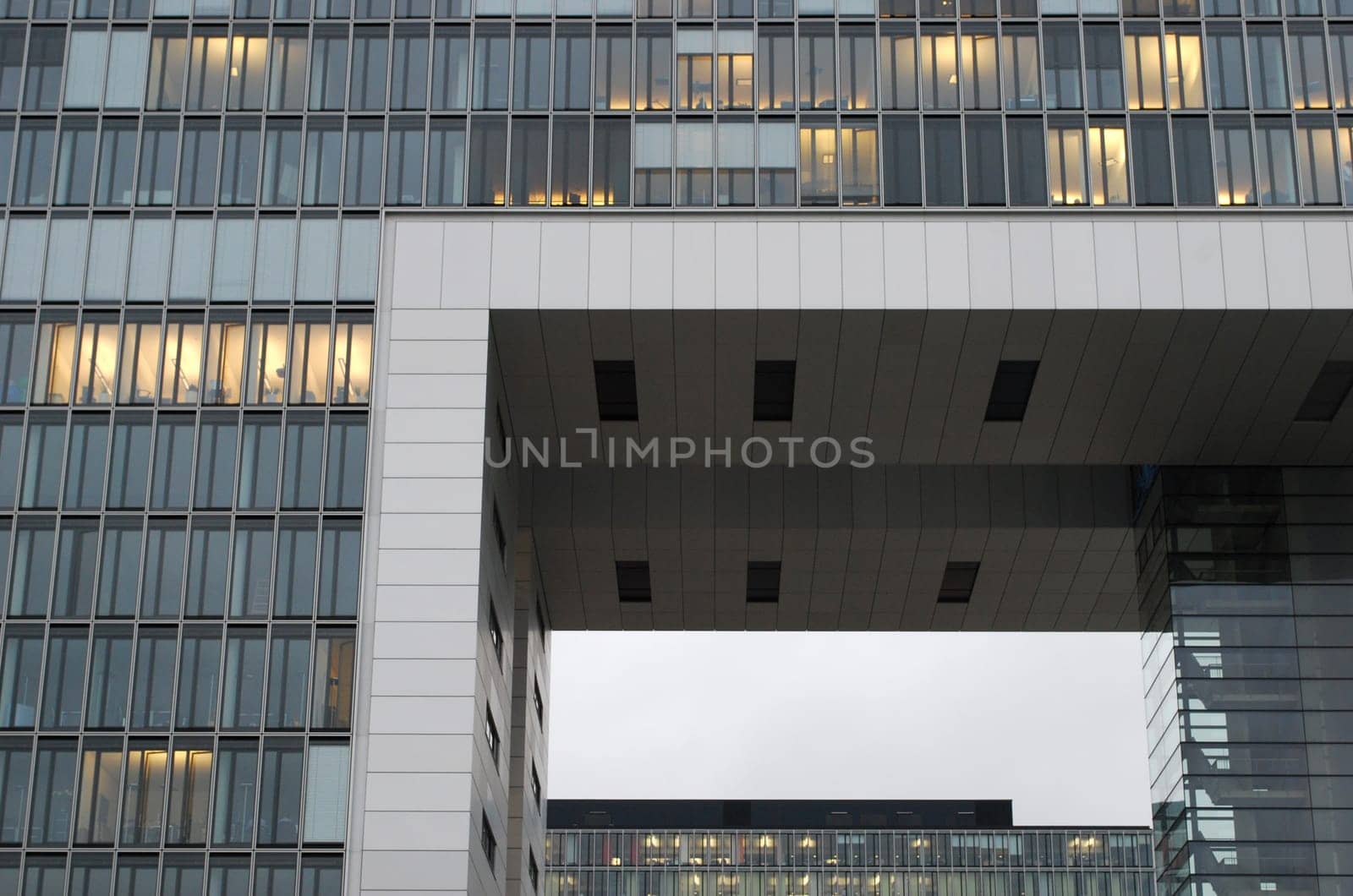 Modern office buildings