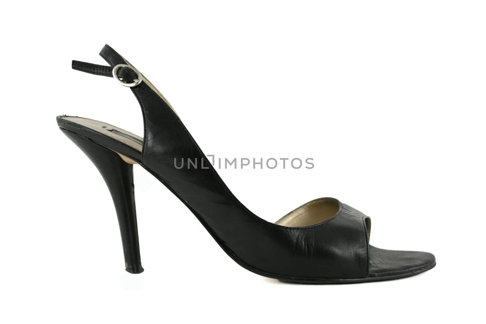 A Womens High Heel shoe isolated on white
