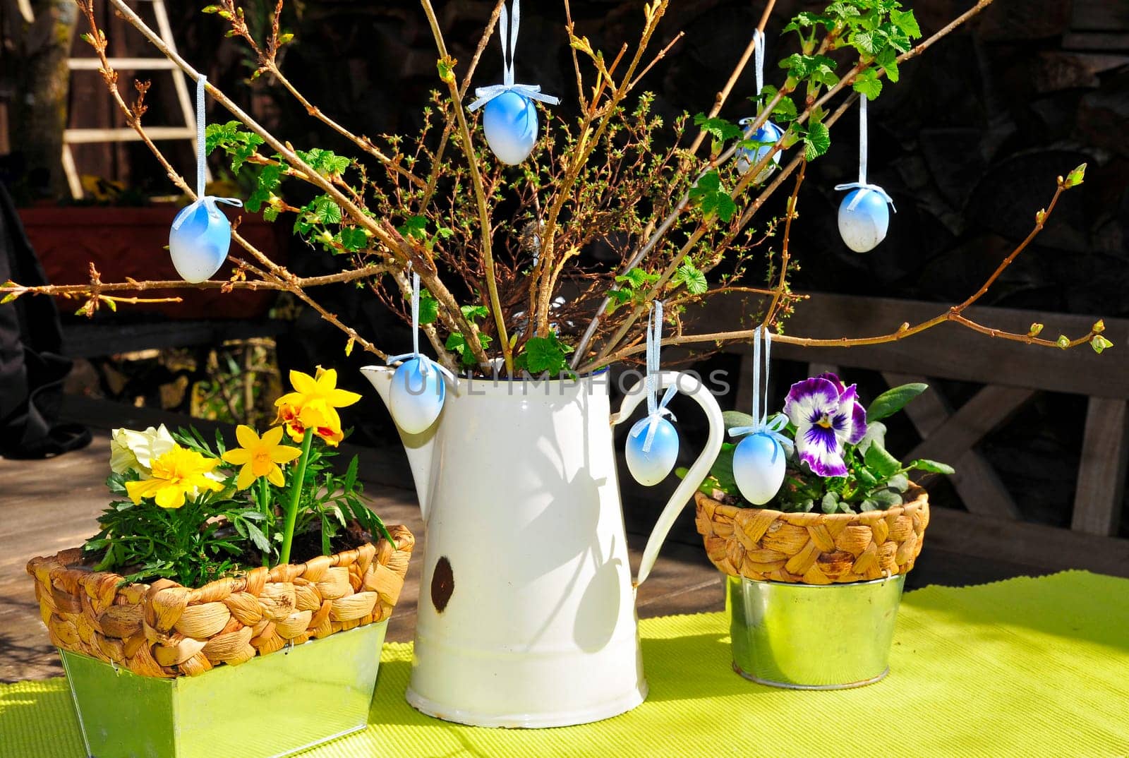 Garden Decoration Easter Spring Plants