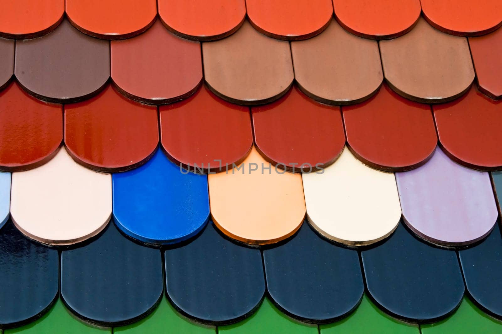 colorful roof tiles