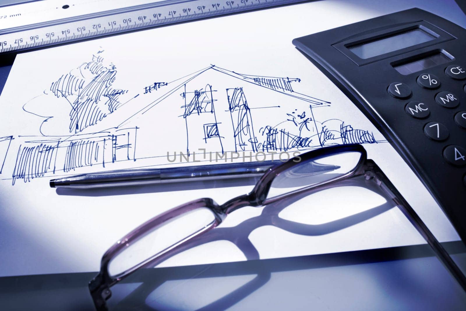 House Building Plans Photo Background