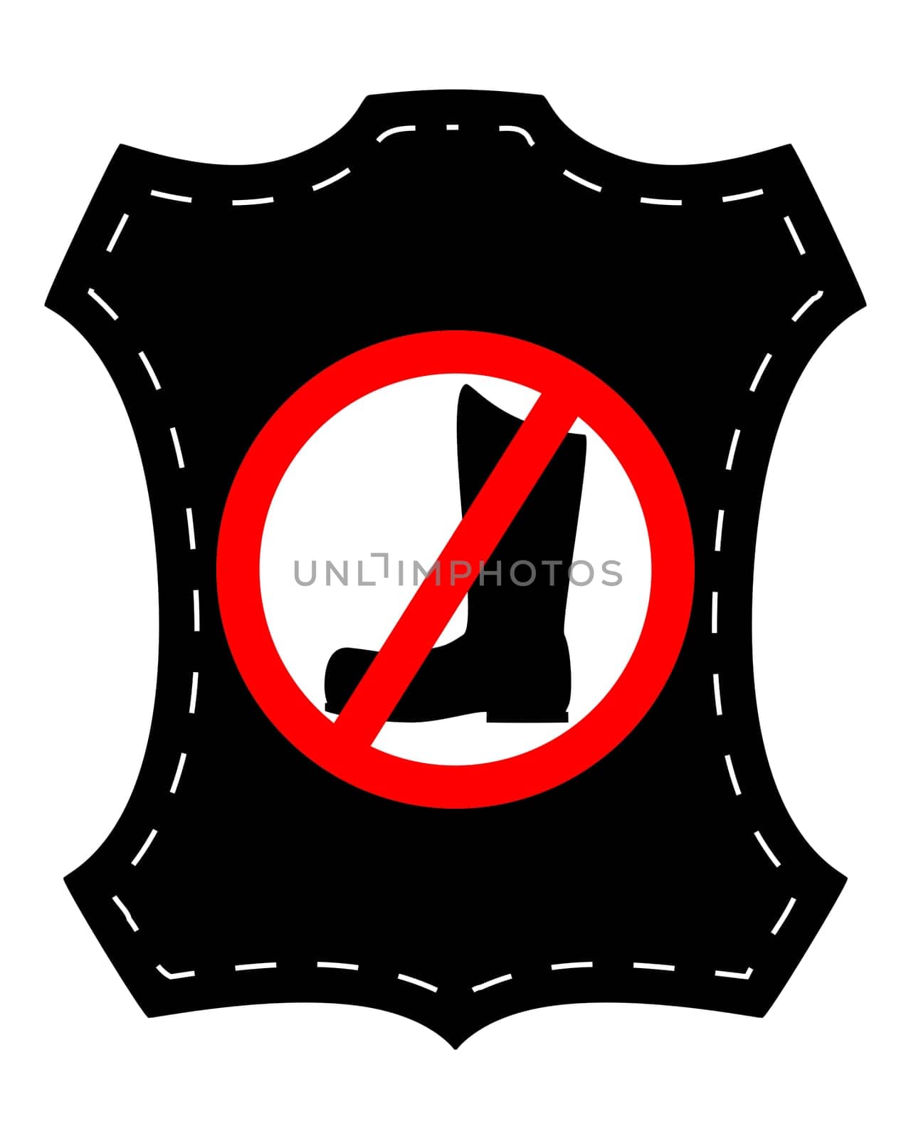 Leather boots prohibited