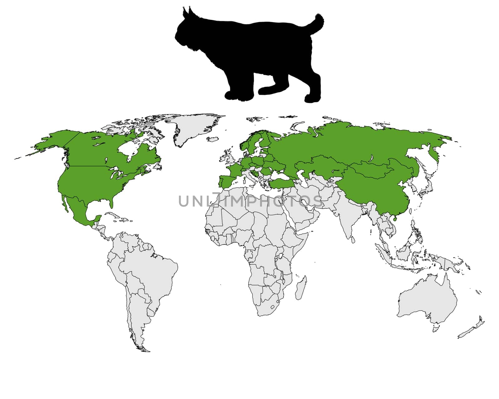 Lynx distribution map