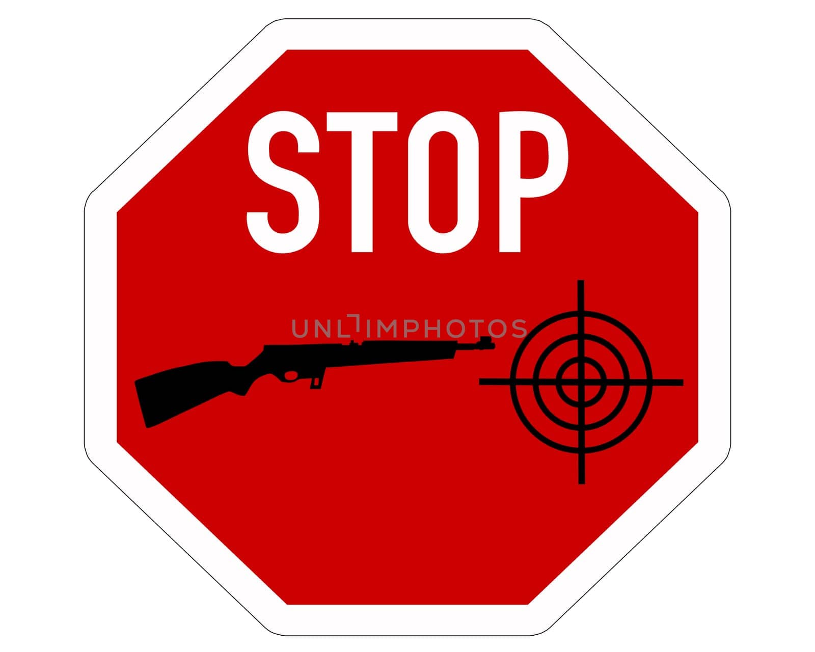 Stop Reticle Rifle