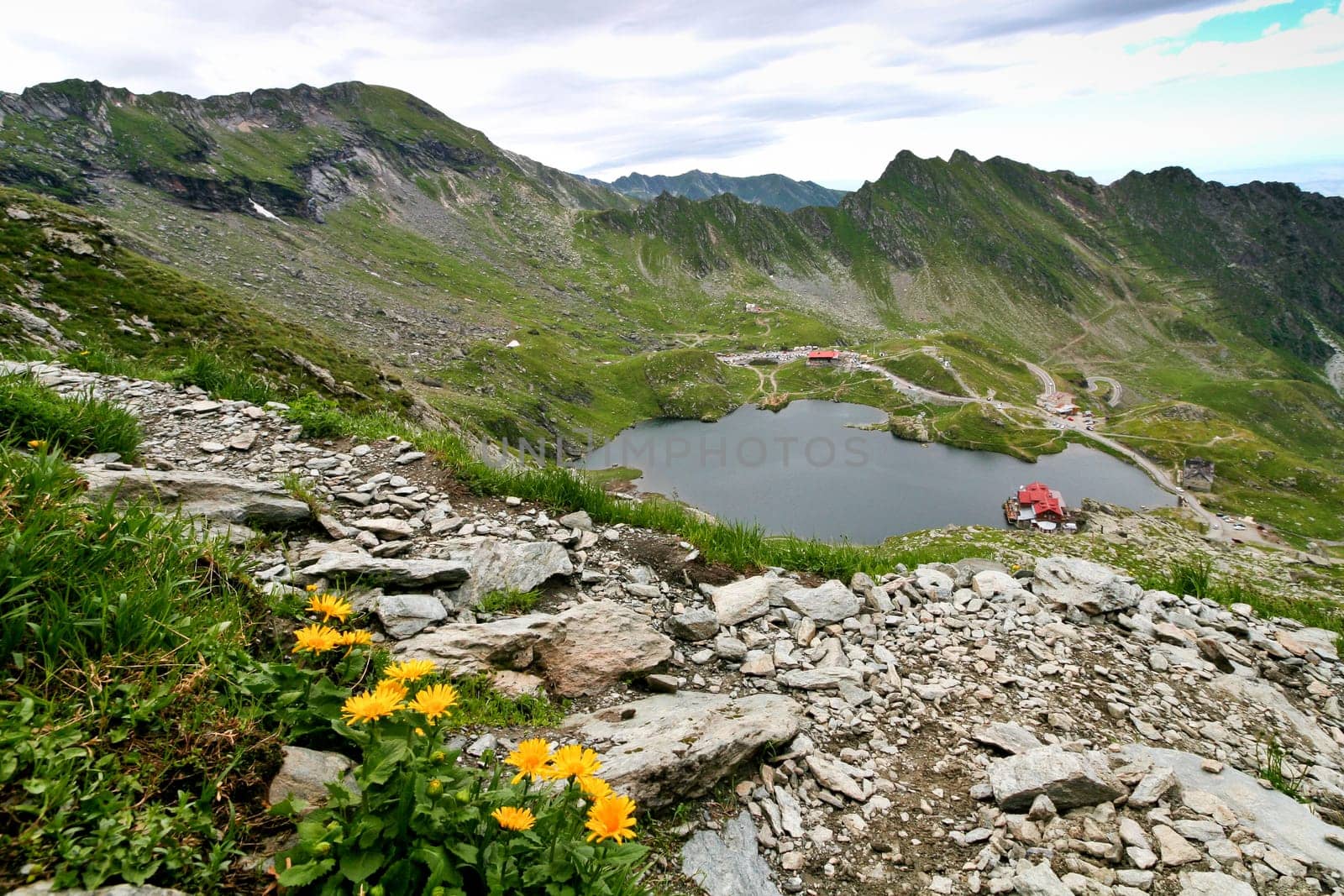 a mountain lake in the middle of a mountain