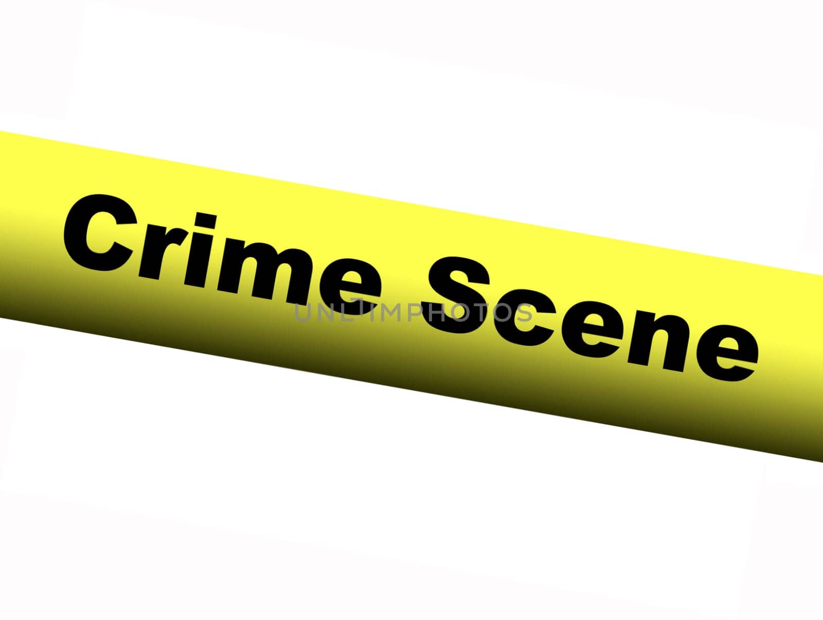 Yellow Crime Scene Barrier Tape