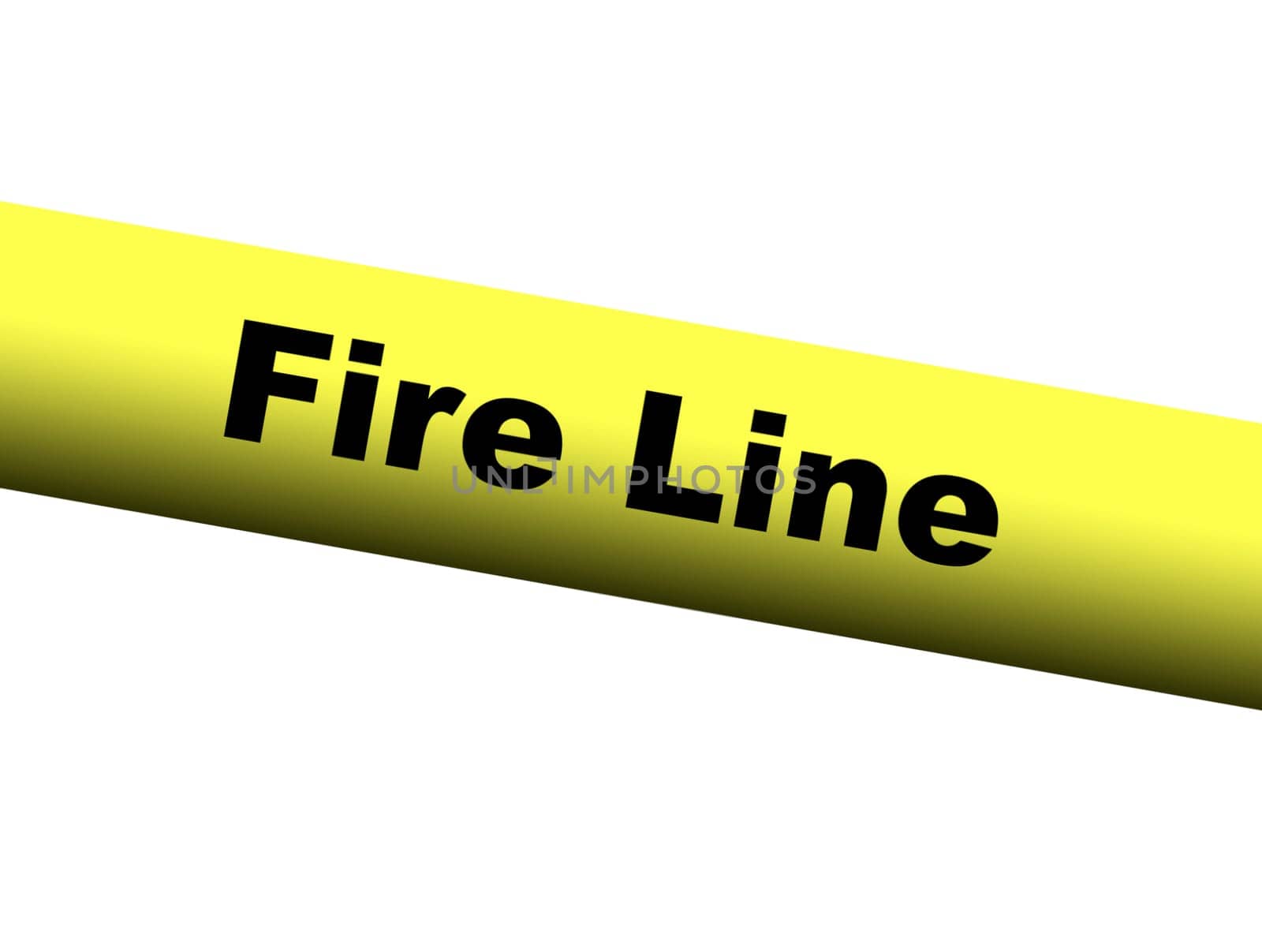 Yellow Fire Line Barrier Tape