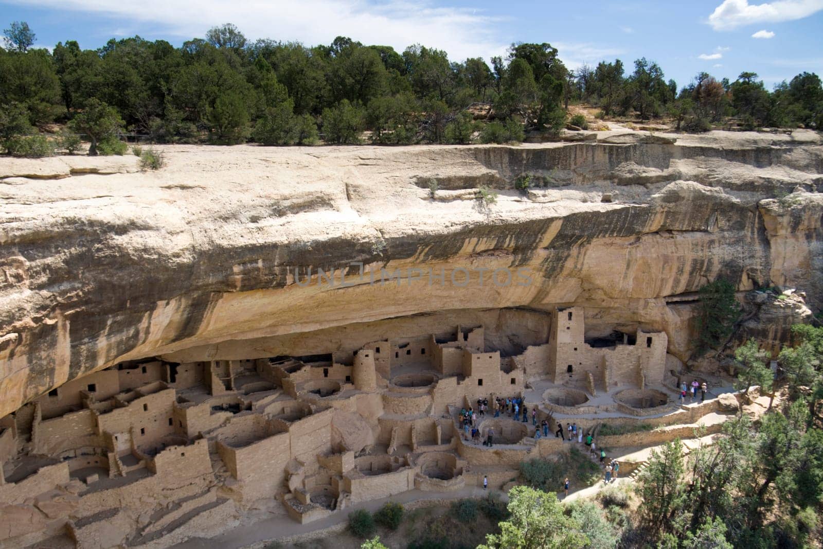 Ancient Indian ruins at Mesa Verde, Colorado