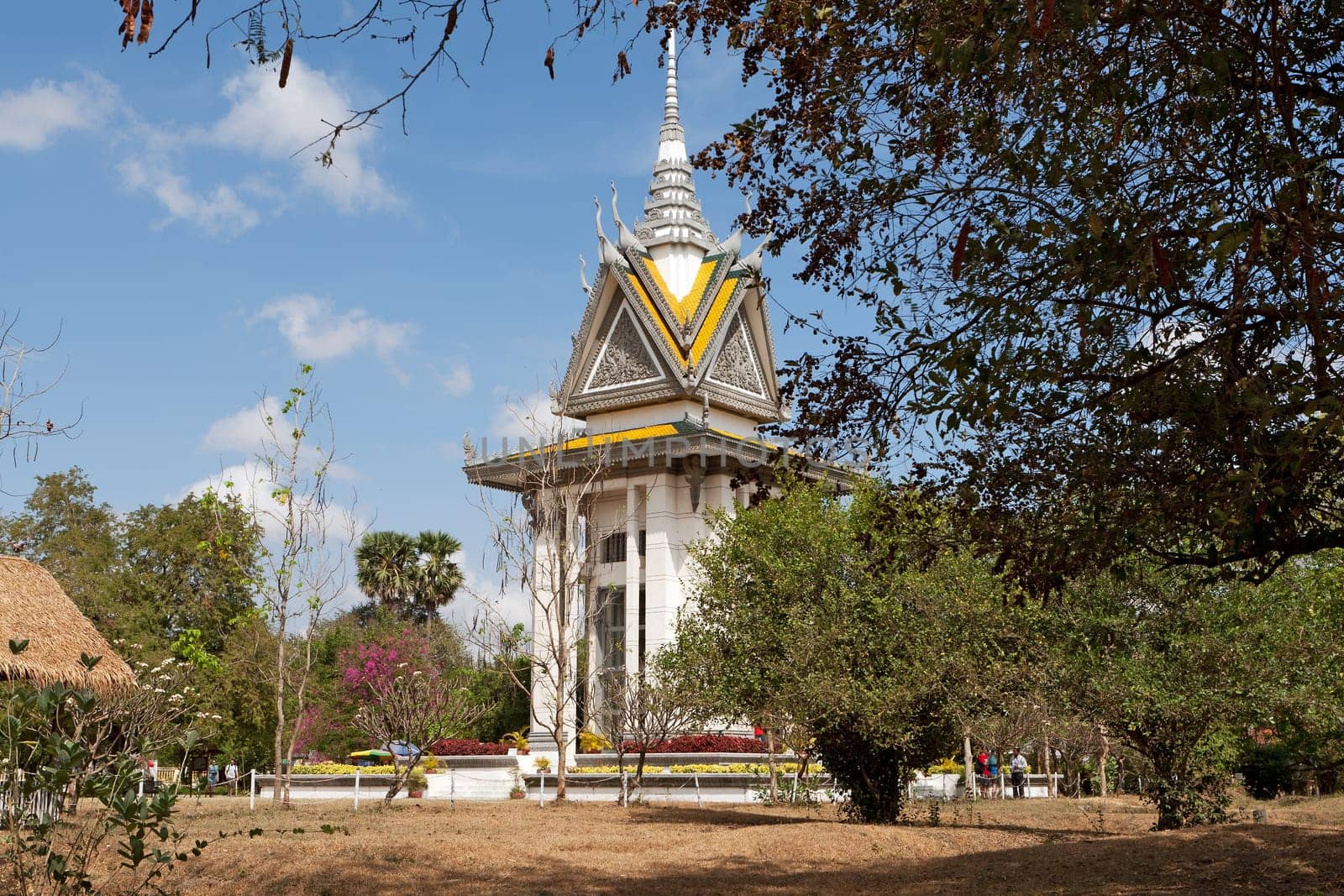 Choeung Ek Memorial Cambodia,commemoration of the horrific executions of the Pol Pot regime